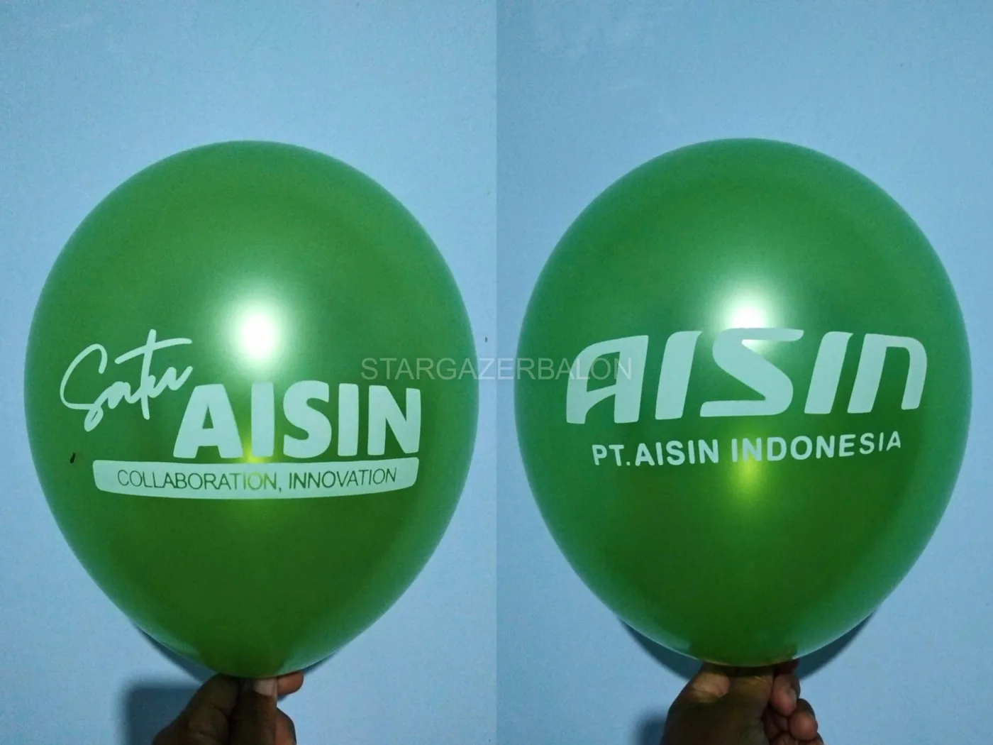 Balon Print Aisin Hijau