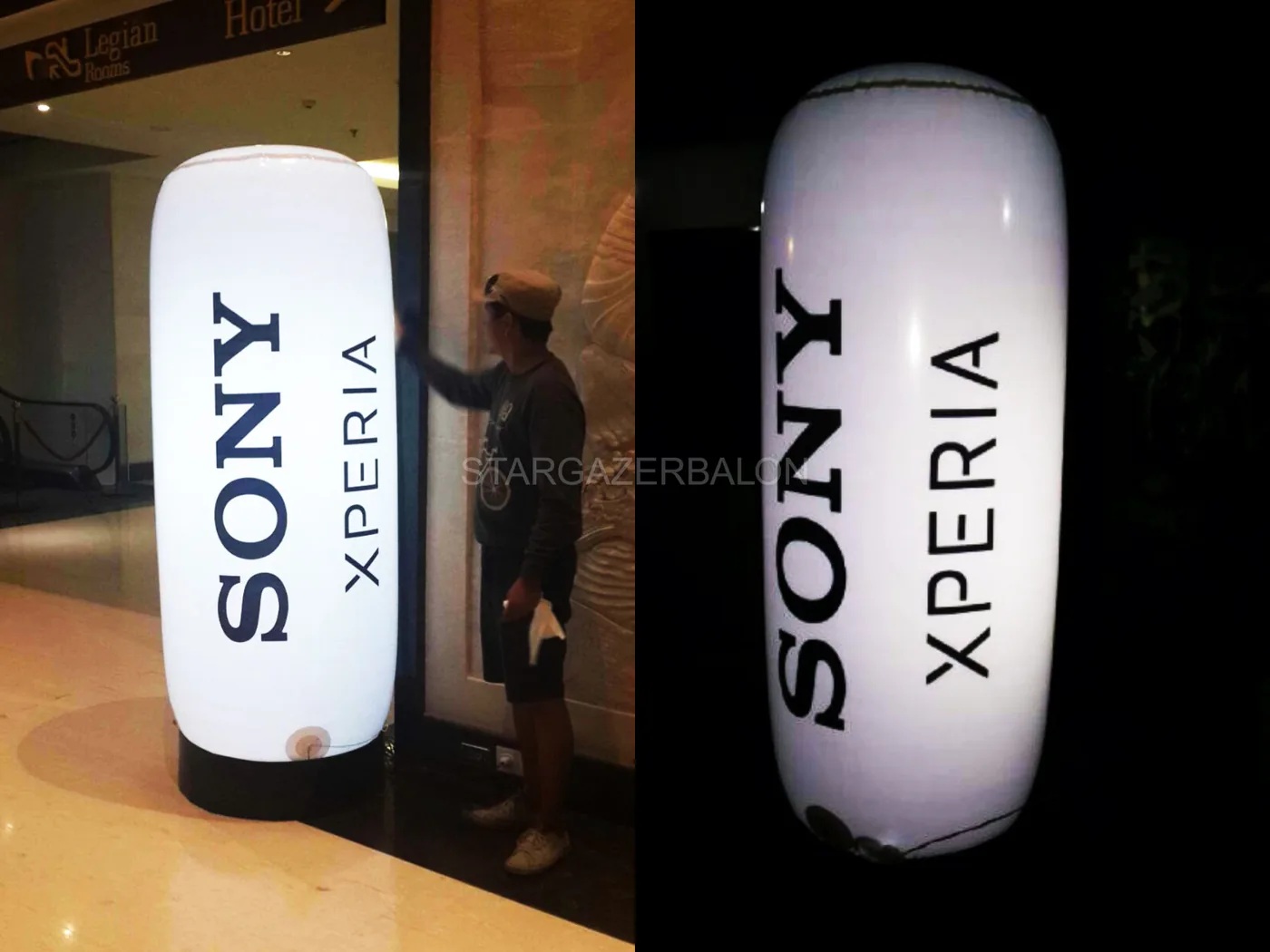 Balon Tabung Lighted Sony