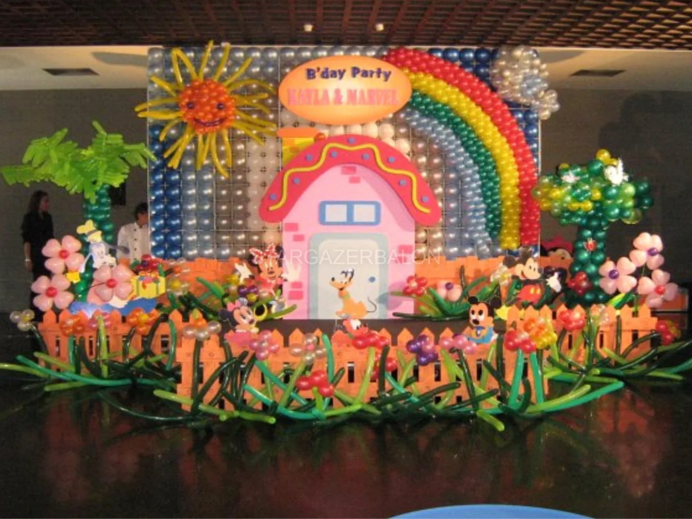 Dekor Balon Bday Party Kayla & Marvel