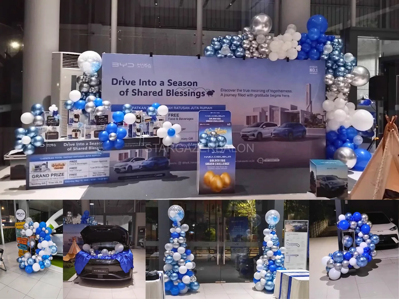 Dekor Balon BYD 2